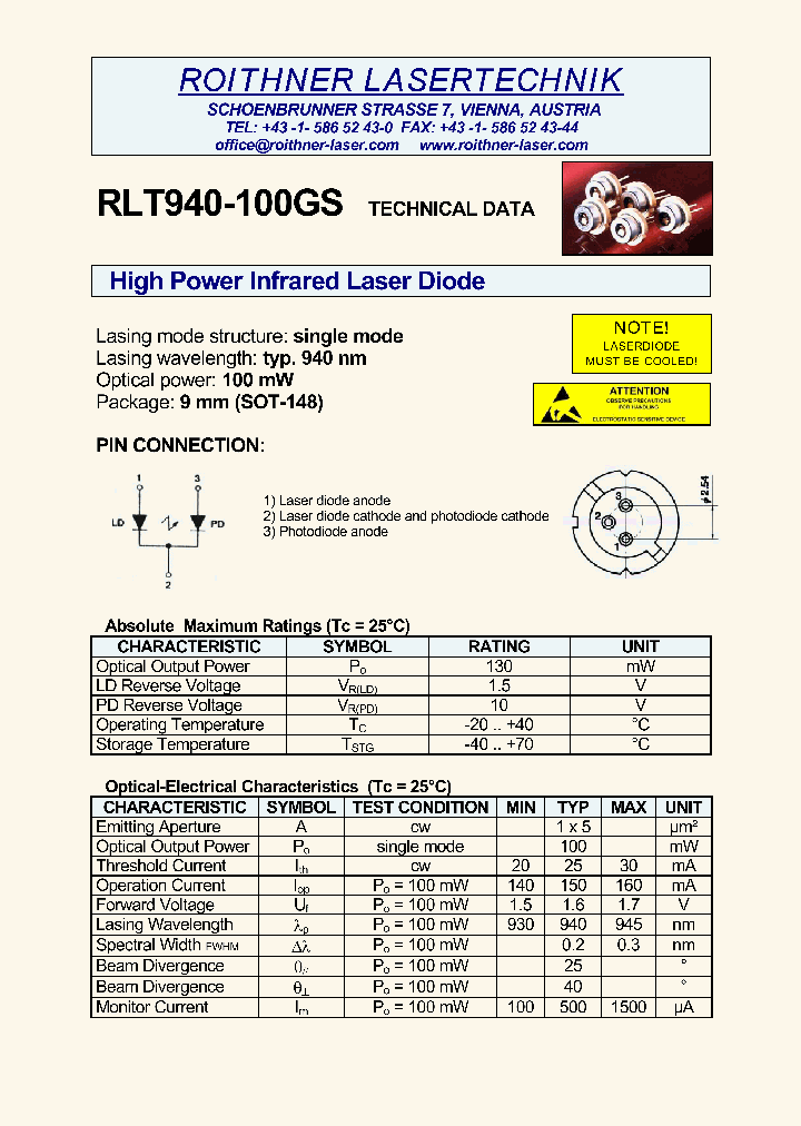 RLT940-100GS_7219964.PDF Datasheet