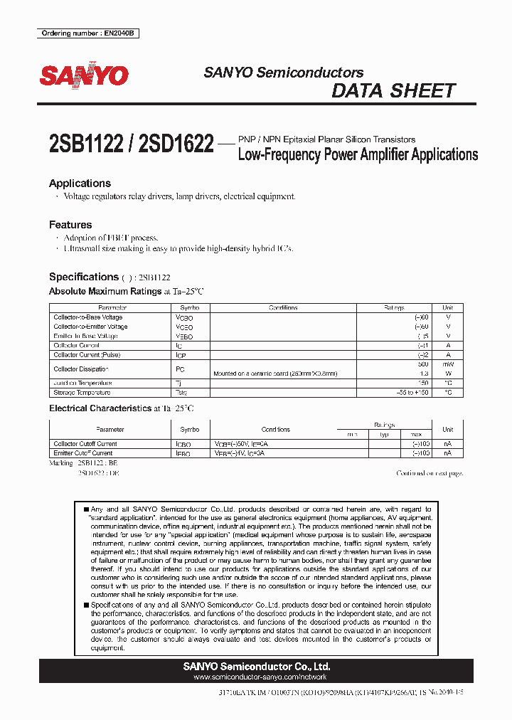 2SD1622_7221397.PDF Datasheet