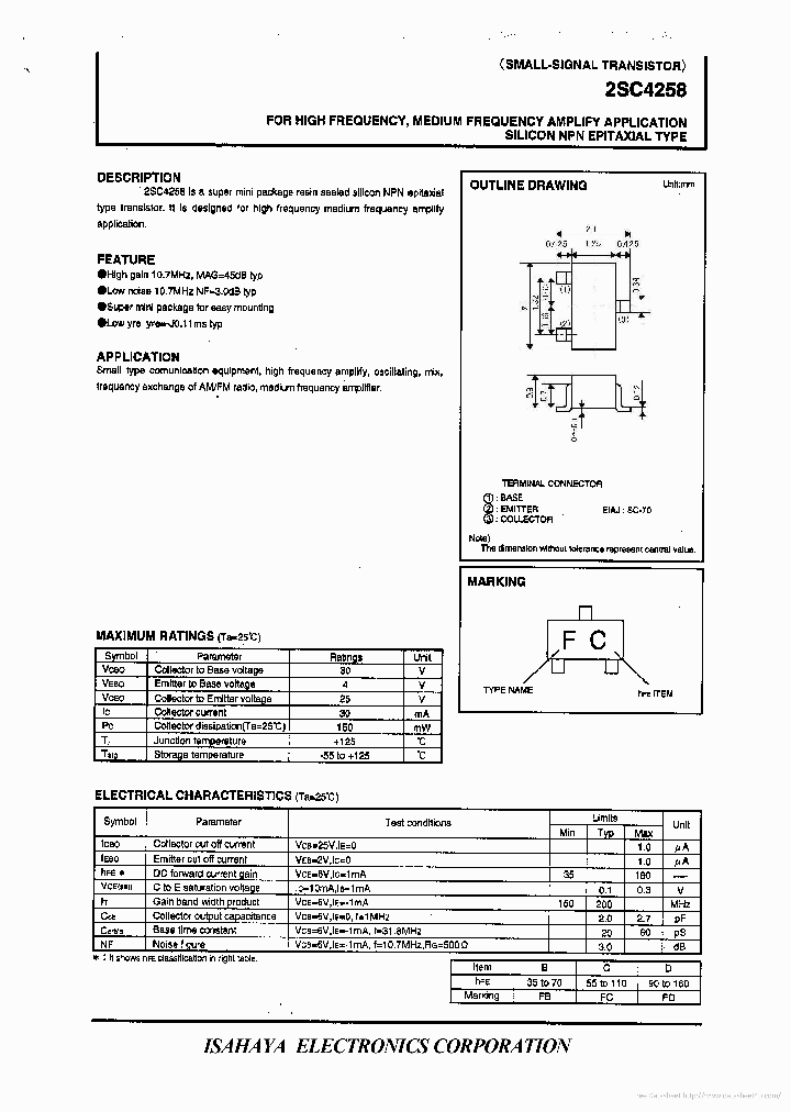 2SC4258_7234306.PDF Datasheet