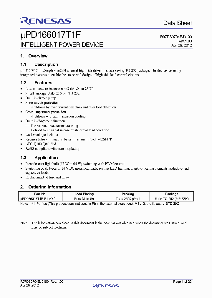 UPD166017T1F_7235763.PDF Datasheet