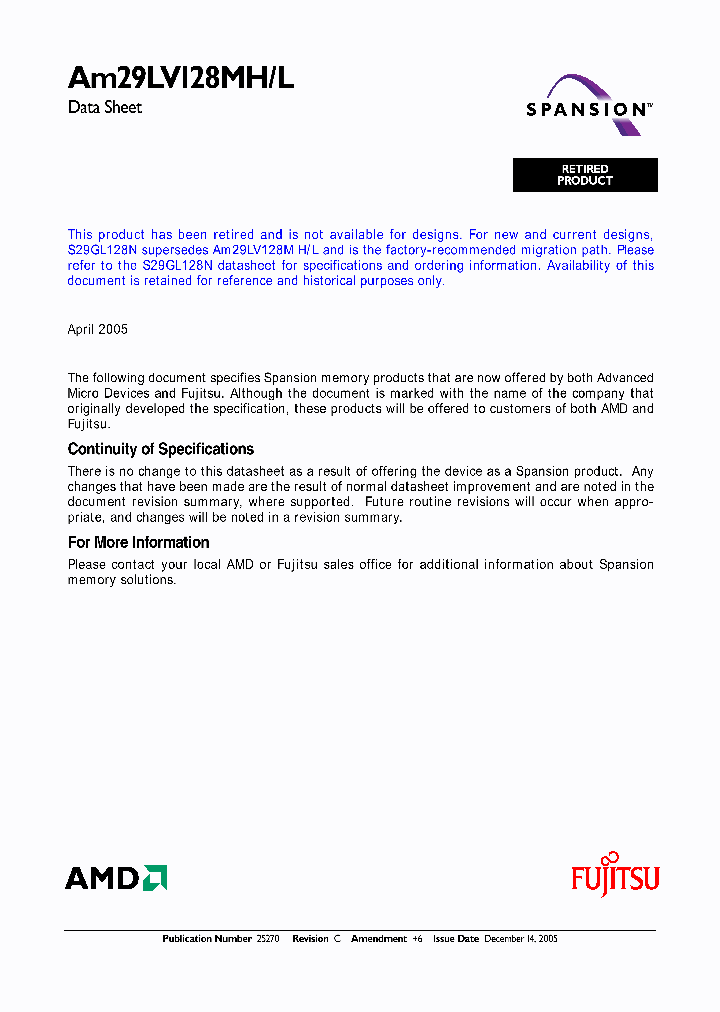 AM29LV128MH103RPCF100_7234774.PDF Datasheet