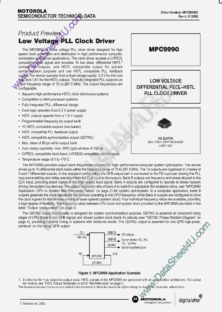 MPC9990_7248038.PDF Datasheet