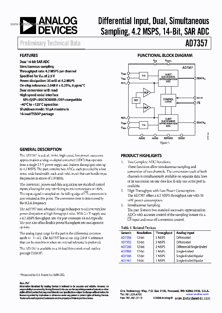 AD7357_7255296.PDF Datasheet