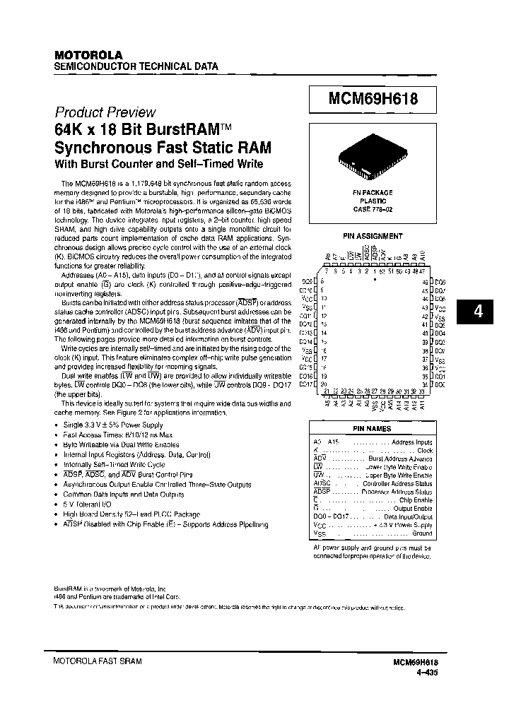 MCM69H618FN12_7256221.PDF Datasheet