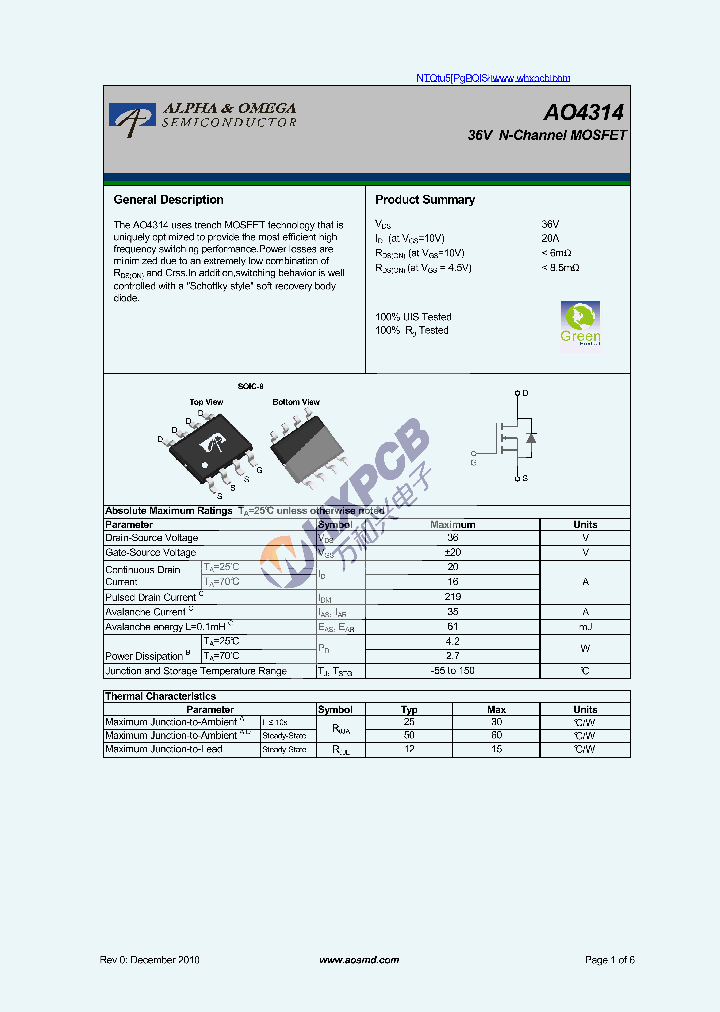 AO4314_7256569.PDF Datasheet