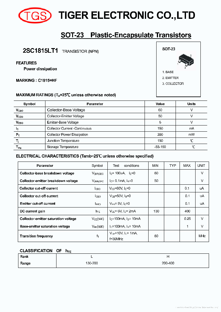 2SC1815LT1_7259530.PDF Datasheet