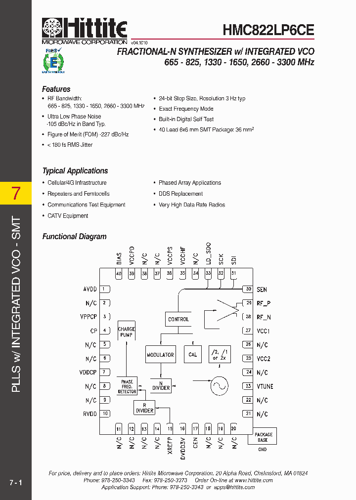 HMC822LP6CE_7260450.PDF Datasheet