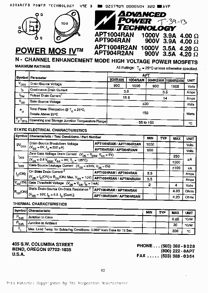 APT1004RAN_7263082.PDF Datasheet