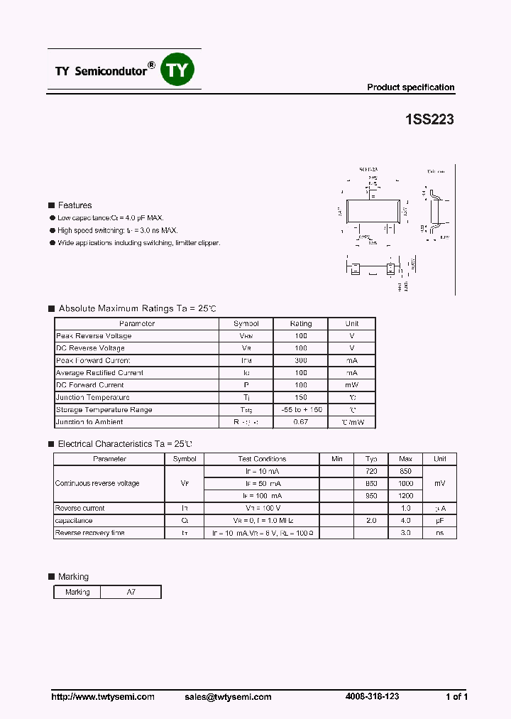 1SS223_7265412.PDF Datasheet