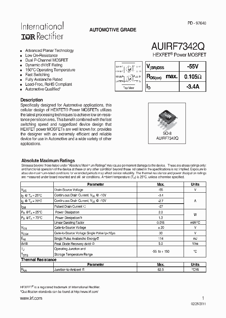 AUIRF7342Q_7279726.PDF Datasheet