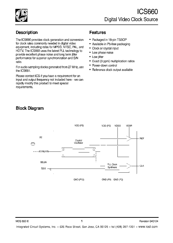 ICS660GITR_7288863.PDF Datasheet