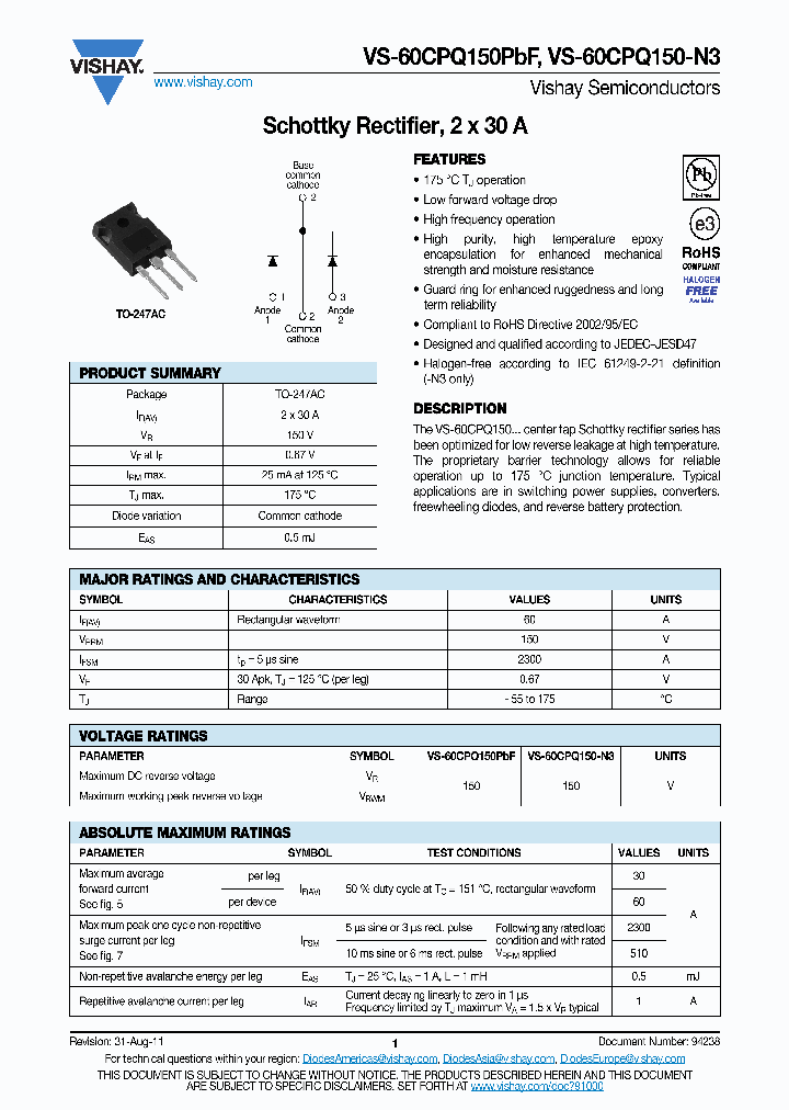 VS-60CPQ150-N3_7297651.PDF Datasheet