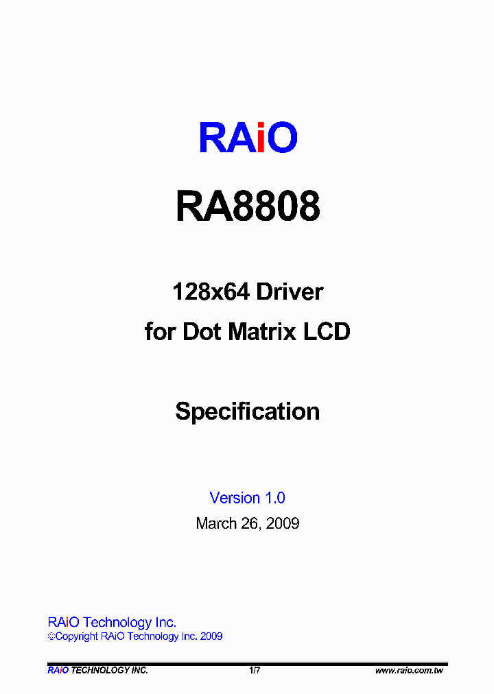 RA8808_7304670.PDF Datasheet