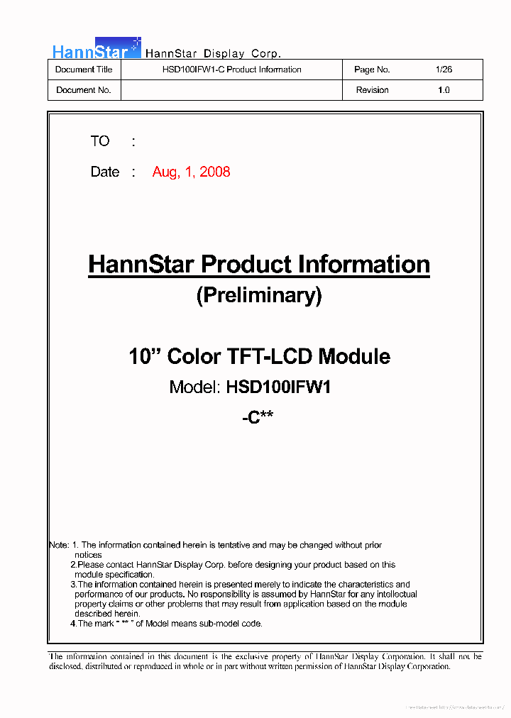 HSD100IFW1-CXX_7307409.PDF Datasheet