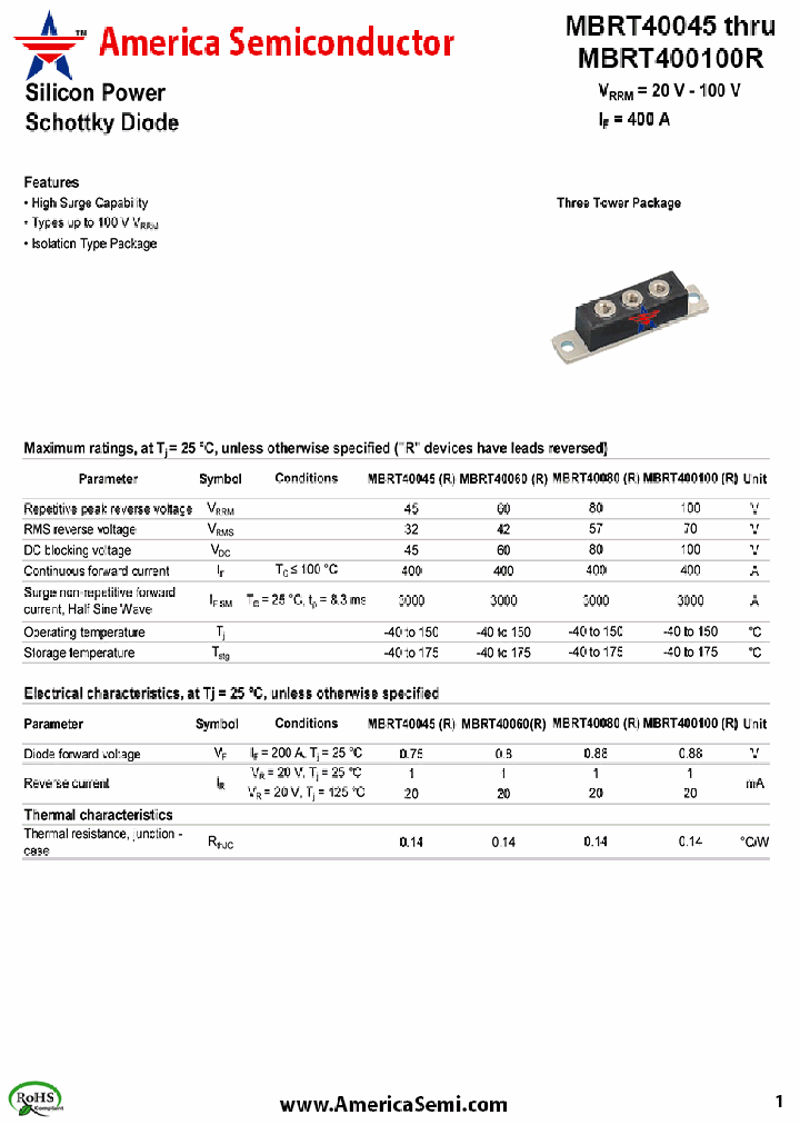 MBRT400100_7315528.PDF Datasheet