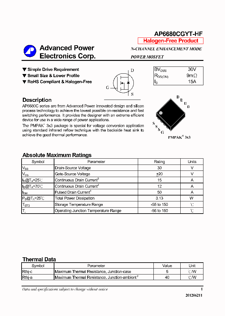 AP6680CGYT-HF_7320764.PDF Datasheet