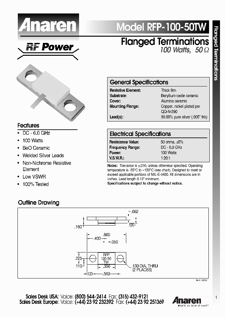 RFP-100H50TW_7322479.PDF Datasheet