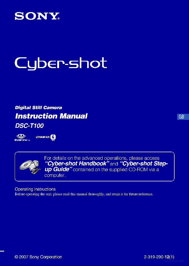 DSC-T100_7324305.PDF Datasheet