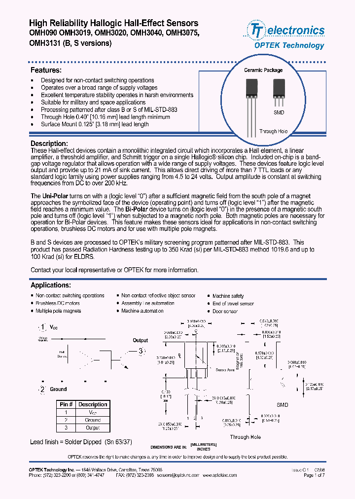 OMH3019B-SM_7325149.PDF Datasheet