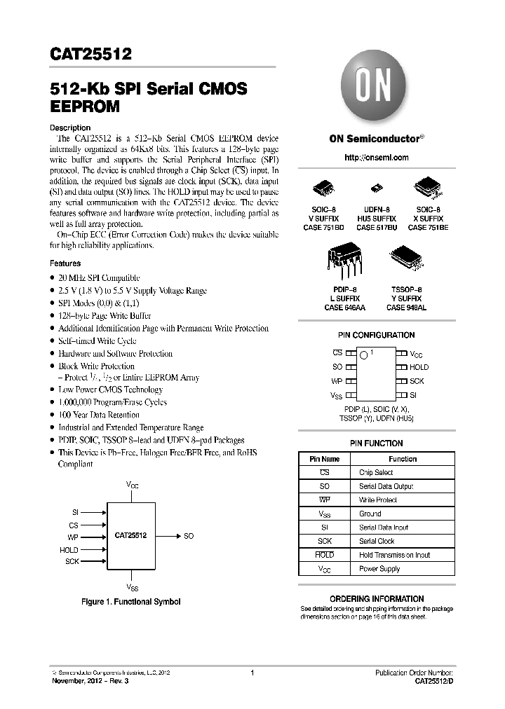 CAT25512XI-T2L_7327378.PDF Datasheet