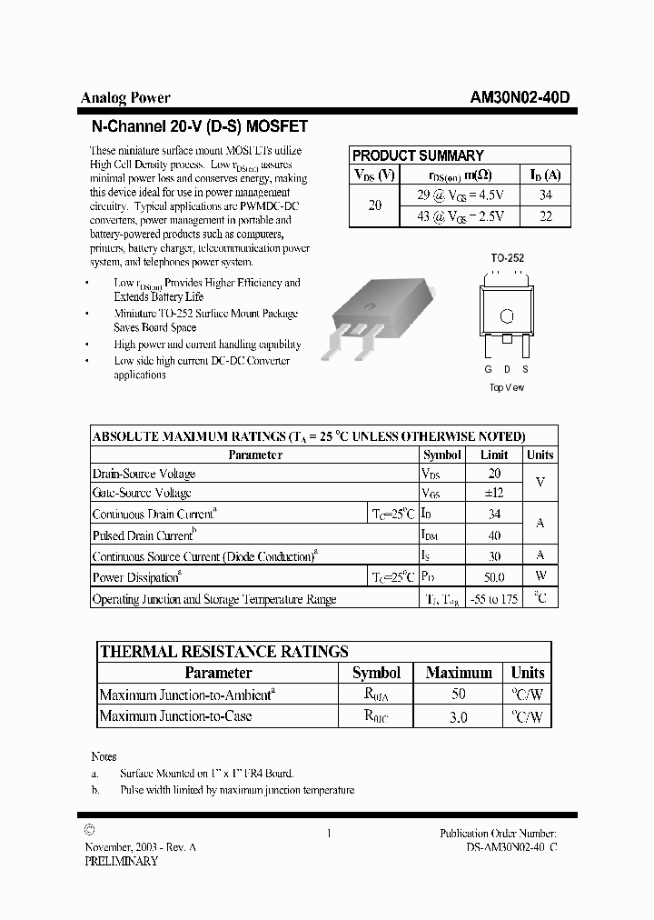 AM30N02-40D_7328340.PDF Datasheet