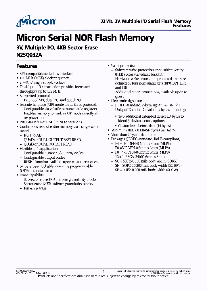 N25Q032A13ESF40G_7343117.PDF Datasheet