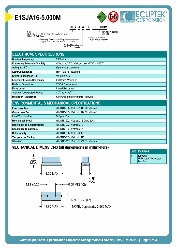 E1SJA16-5000M_7345751.PDF Datasheet