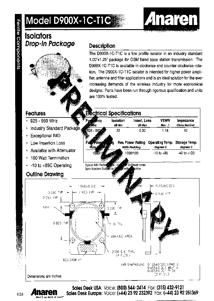 D900X-1C-T1C_7367525.PDF Datasheet