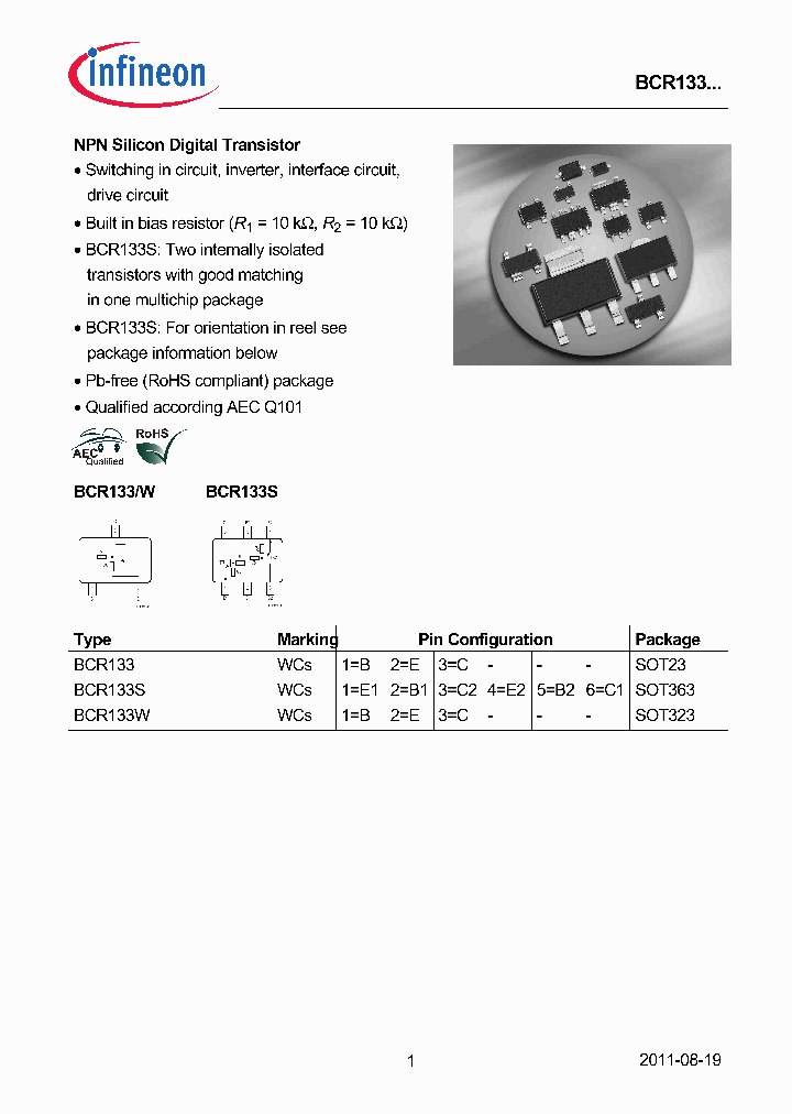 BCR133SH6327_7377852.PDF Datasheet