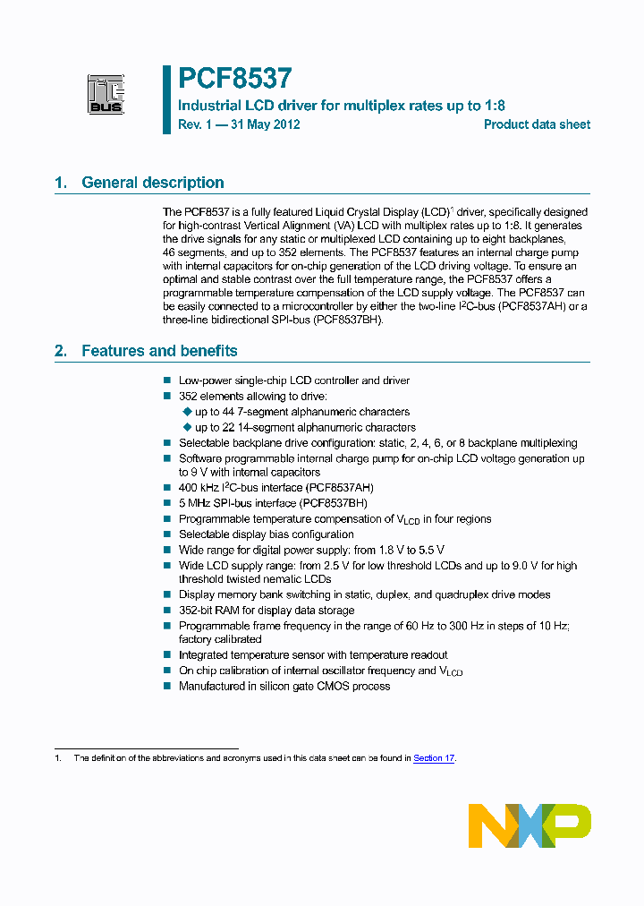 PCF8537BH1_7381294.PDF Datasheet