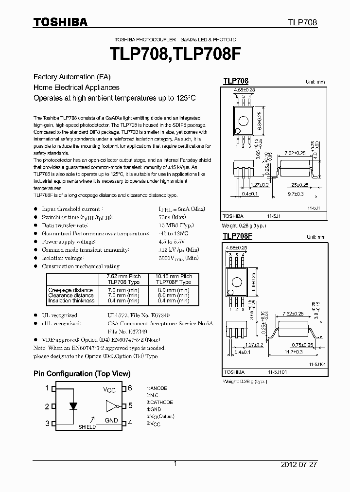 TLP708F_7385432.PDF Datasheet