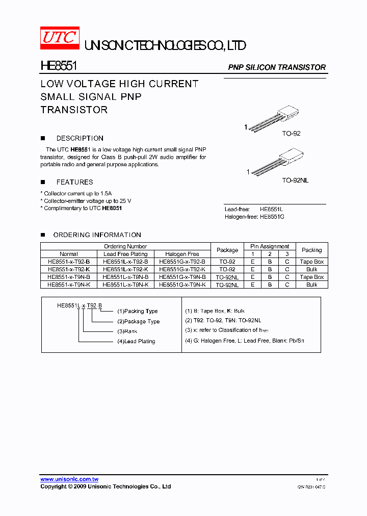 HE8551L-D-T92-B_7429778.PDF Datasheet