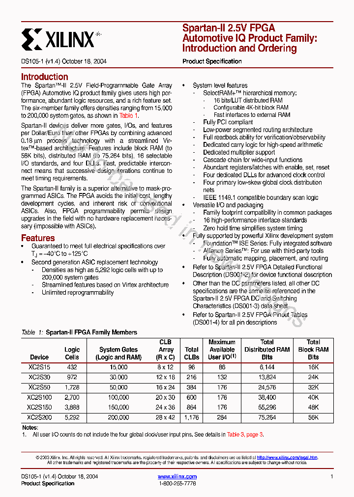 XC2S30-5TQG144Q_7444334.PDF Datasheet