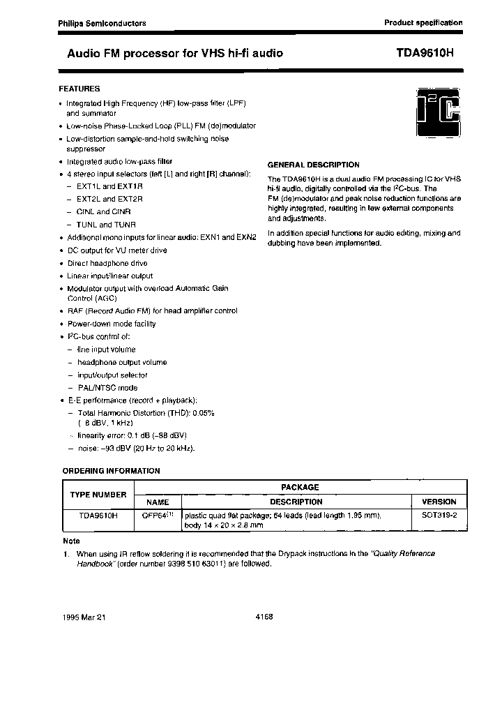 TDA9610H-T_7451127.PDF Datasheet