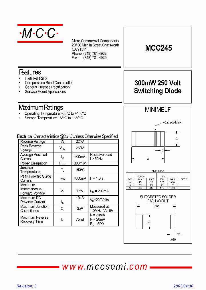 MCC245-TP_7469232.PDF Datasheet