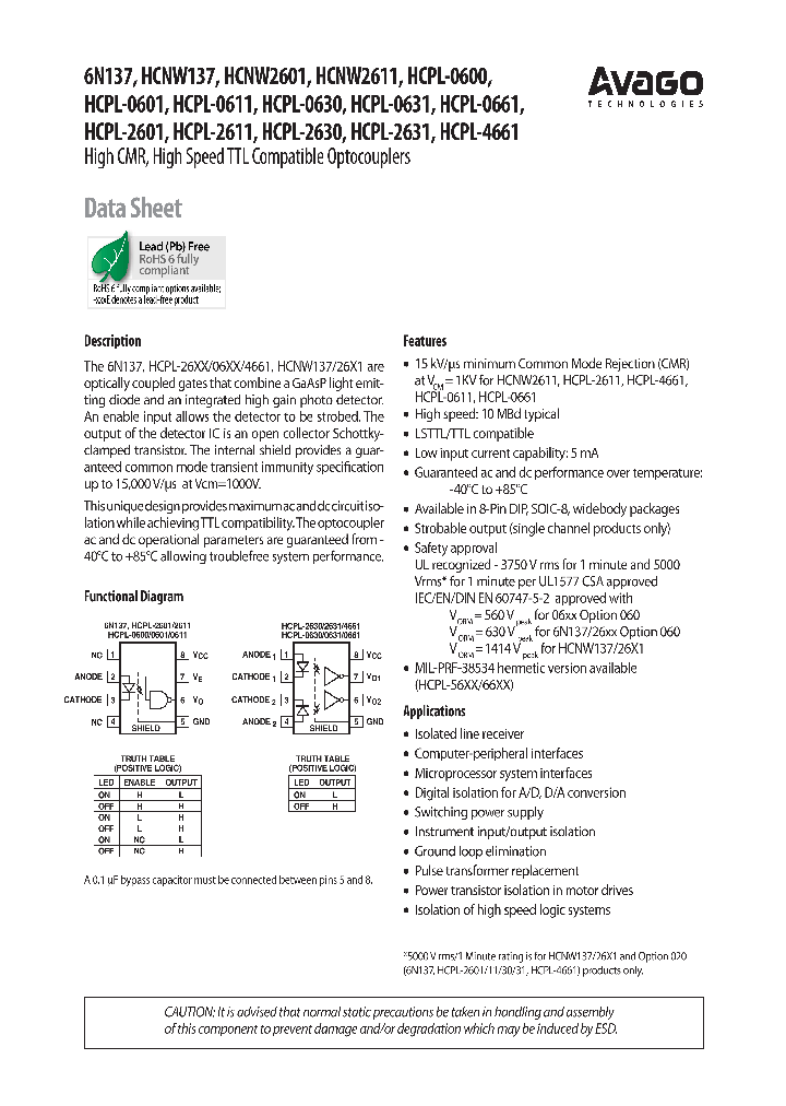 HCPL-0630_7479714.PDF Datasheet