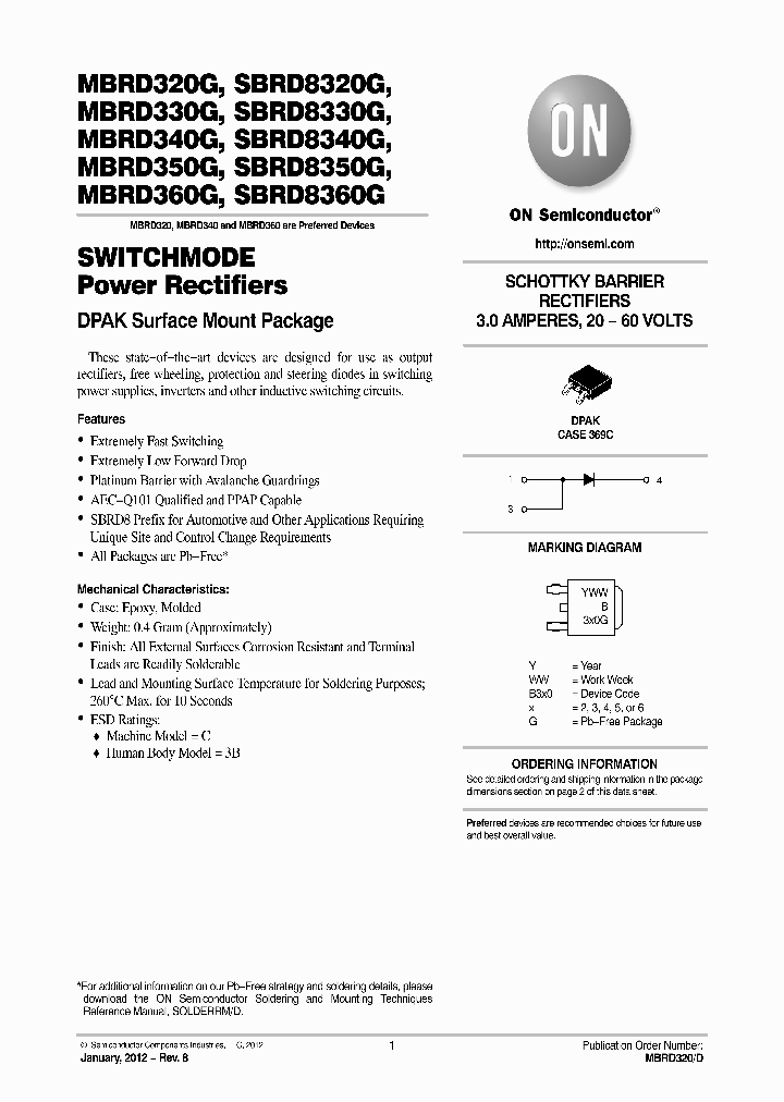 MBRD350G_7482460.PDF Datasheet