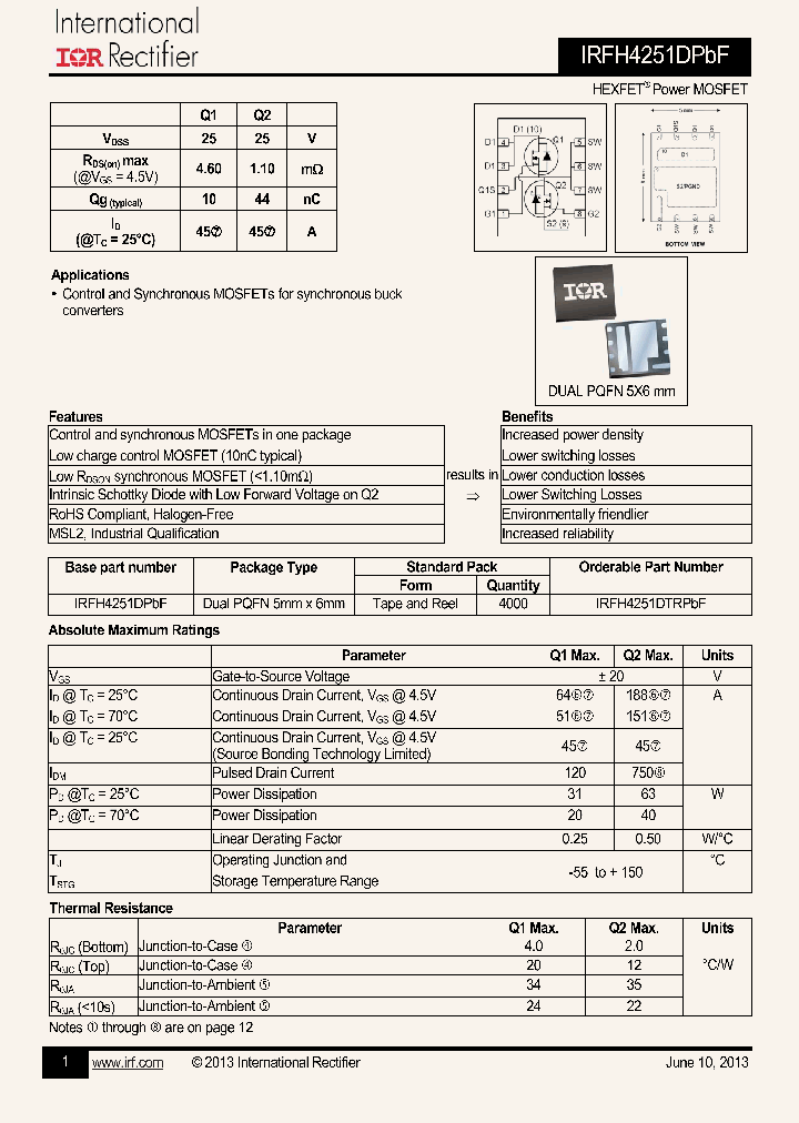 IRFH4251DPBF_7486641.PDF Datasheet