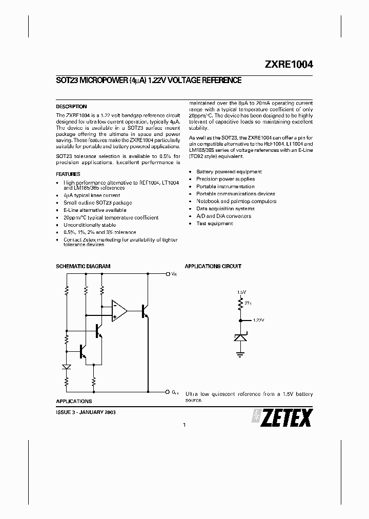 ZXRE10041_7500930.PDF Datasheet