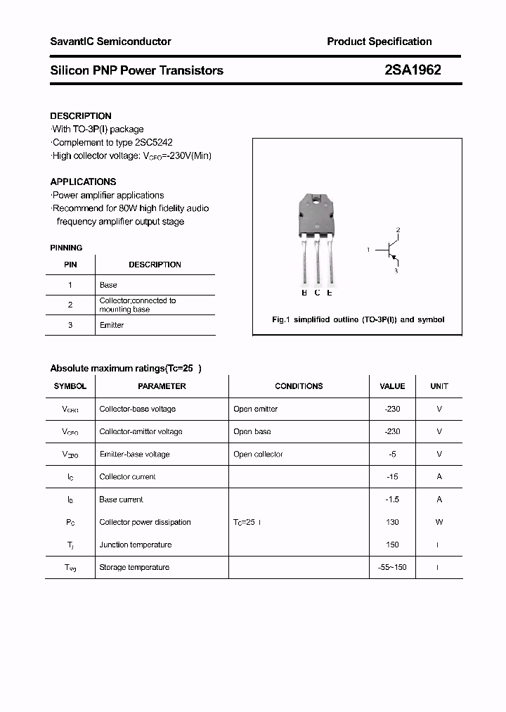 2SA1962_7502384.PDF Datasheet