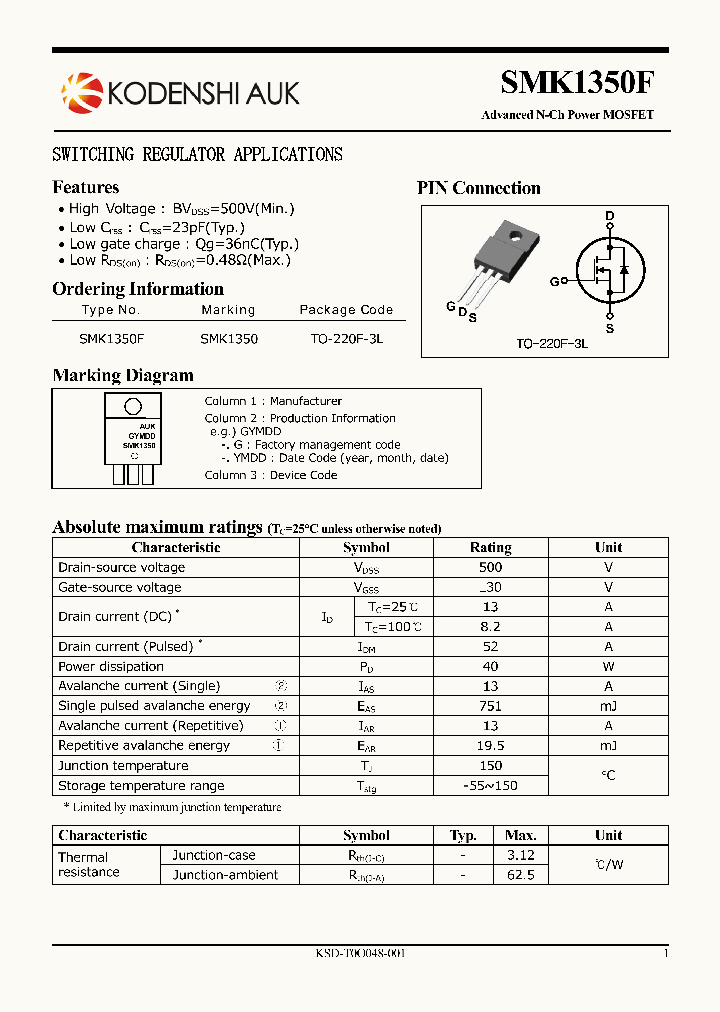 SMK1350F-1_7503487.PDF Datasheet