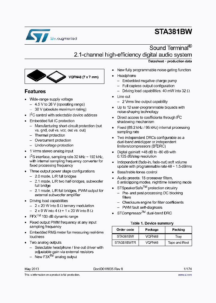 STA381BWTR_7510234.PDF Datasheet