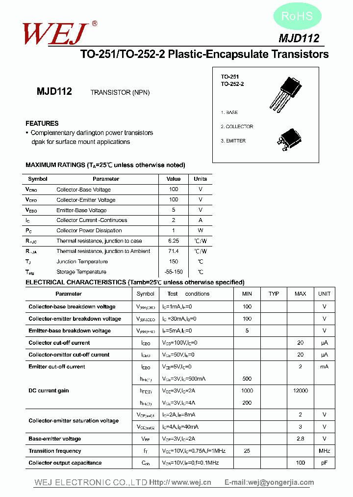 MJD112_7516683.PDF Datasheet