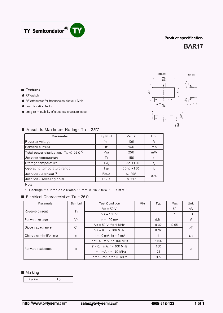 BAR17_7519568.PDF Datasheet