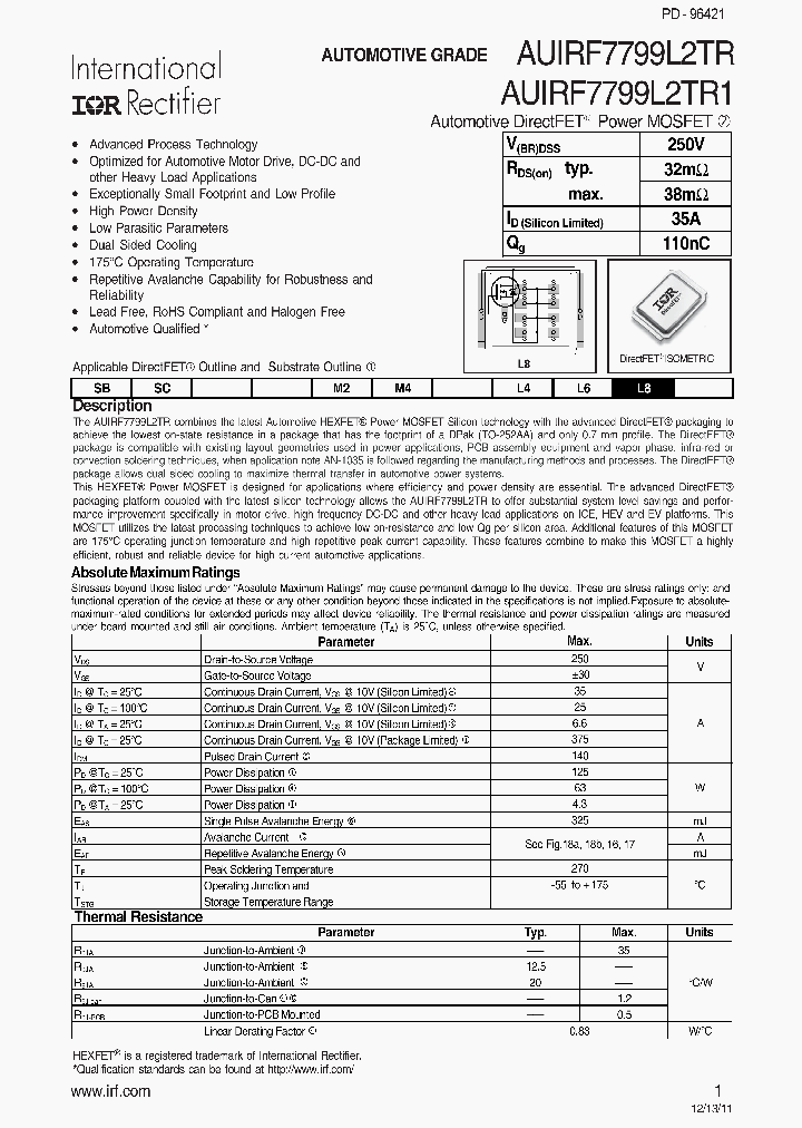 AUIRF7799L2TR_7526824.PDF Datasheet