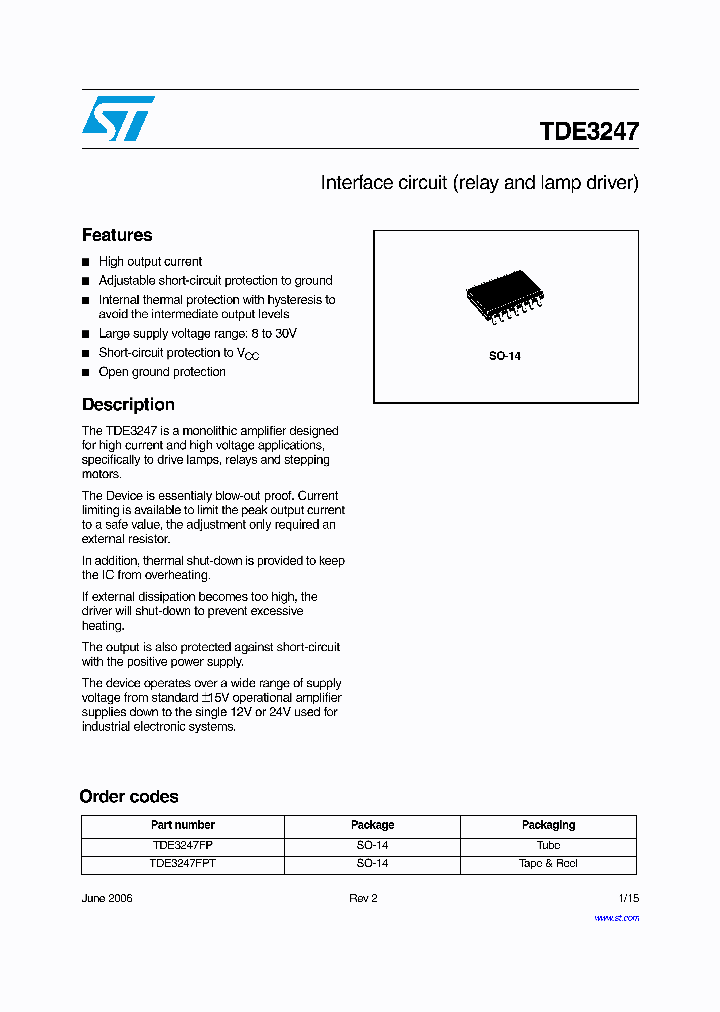 TDE3247FP_7531926.PDF Datasheet