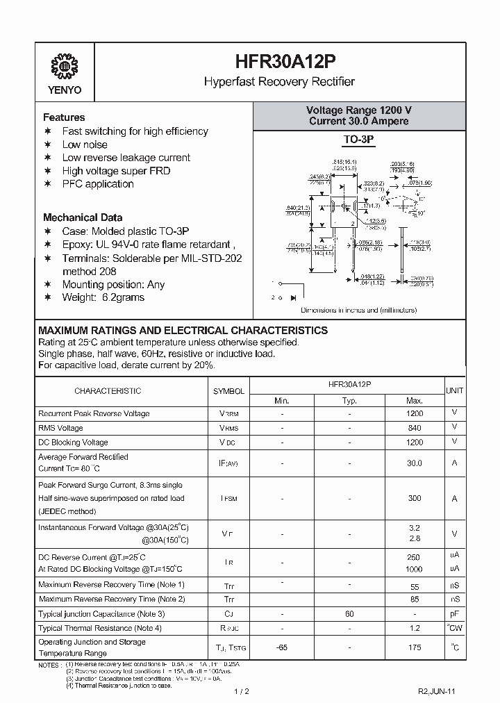 HFR30A12P_7540309.PDF Datasheet