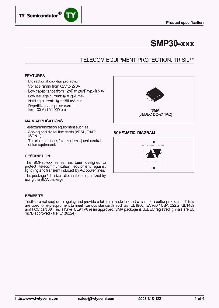 SMP30-100_7543699.PDF Datasheet