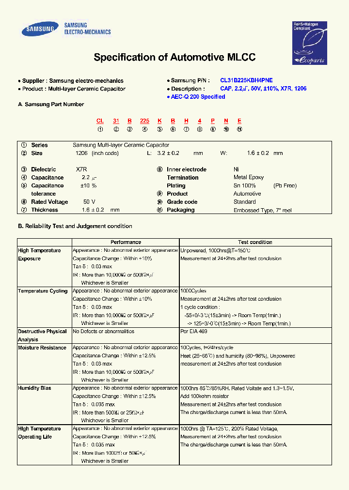 CL31B225KBH4PNE_7548594.PDF Datasheet