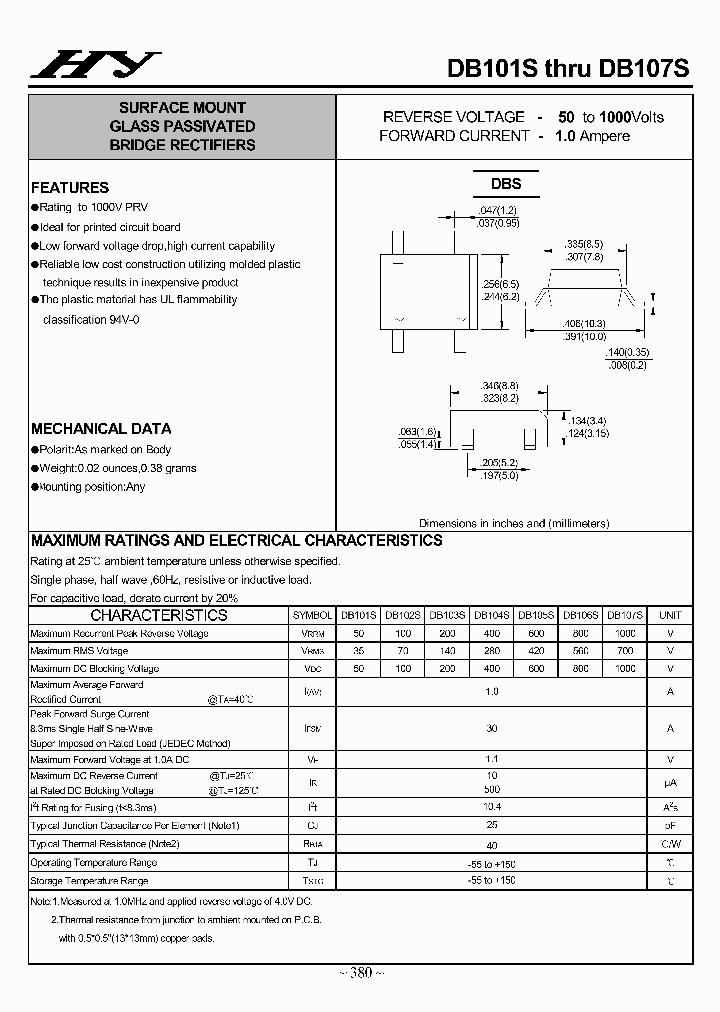 DB105S_7557640.PDF Datasheet